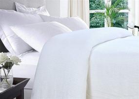 img 3 attached to 🌬️ AAVNI HOMES 100% Pure Cotton Blanket - Premium Twin Size White Waffle Weave Blanket for Year Round Comfort