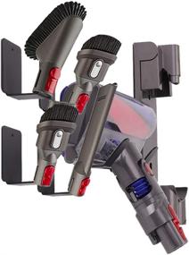 img 4 attached to 🧹 Organize Your Dyson Accessories with EricSuperStore Vacuum Cleaner Accessory Holder - Wall Mount Docking Station, No More Messy!