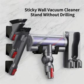 img 3 attached to 🧹 Organize Your Dyson Accessories with EricSuperStore Vacuum Cleaner Accessory Holder - Wall Mount Docking Station, No More Messy!