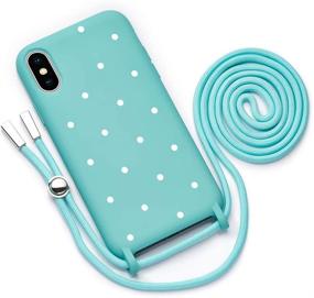 img 4 attached to Necklace Compatible Silicone Crossbody Lanyard Cell Phones & Accessories in Cases, Holsters & Clips