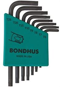 img 3 attached to 🔧 Набор из 8 звездных ключей Bondhus 31732, короткая длина, размеры от T6 до T25