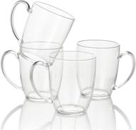 ☕ enindel 3029 01 large coffee glass логотип