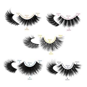 img 1 attached to 👁️ ZENOTTI 20 Pairs 3D Fluffy Strip False Eyelashes: Natural Look & Thick Volume Faux Mink Lashes - 5 Styles Multipack with Cat Eye & Round Shape