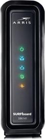 img 3 attached to 🌐 ARRIS SURFboard (8x4) DOCSIS 3.0 Cable Modem - Cox, Spectrum, Xfinity & More Approved (SB6141 Black)