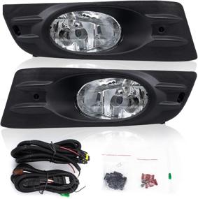 img 4 attached to 🔦 Набор прозрачных противотуманных фар для Accord 2DR 2006 2007 - RP Remarkable Power, в стиле OE FL7051.