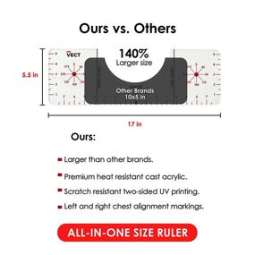 img 2 attached to 👕 VECT Tshirt Alignment Tool: Perfectly Align Vinyl with Acrylic Tshirt Ruler Guide