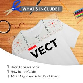 img 3 attached to 👕 VECT Tshirt Alignment Tool: Perfectly Align Vinyl with Acrylic Tshirt Ruler Guide