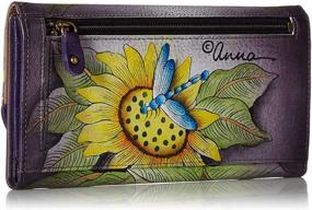 img 3 attached to 👜 Anna Anuschka Leather Checkbook Wallets & Handbags at Paradise- For Women