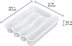 img 1 attached to Sterilite 15748006 Compartment Cutlery 6 Pack