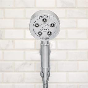 img 3 attached to 💦 High Pressure Handheld Shower Head with Hose: Speakman VS-3010 Neo Anystream, Polished Chrome, 2.5 GPM
