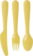 18-piece bpa free multicolored flatware set - 901 929 62 логотип