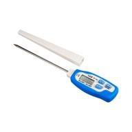 cem dt-131 digital pocket thermometer: instant read meat thermometer for cooking, bbq, and candy with backlight and magnet logo