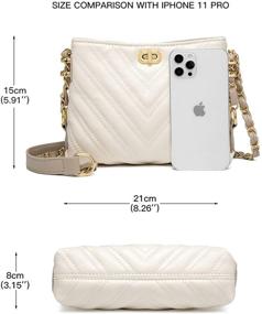 img 2 attached to Stylish Small Crossbody Bags: Fashionable Leather Lightweight Handbags for Women - Shoulder Bag Purses