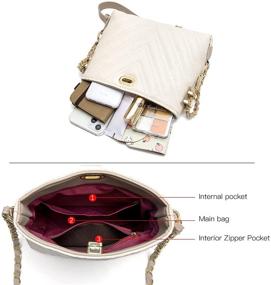 img 1 attached to Stylish Small Crossbody Bags: Fashionable Leather Lightweight Handbags for Women - Shoulder Bag Purses