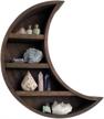 maduxy wooden crescent moon shelf logo