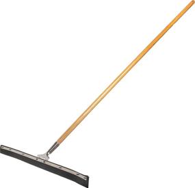 img 4 attached to 🧼 High-Quality Carlisle 36336C00 Curved End Rubber Squeegee: Durable Metal Frame, 30" Diameter, Black