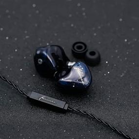 img 1 attached to 🎧 Kinera BD005 Pro - 3D Printed HiFi Earphones with Hybrid Driver, 1BA 1DD, Natural Sound, Noise Canceling, and Microphone