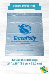 img 1 attached to 🗑️ ecoPouch Kitchen Trash Bag - Drawstring, Gallon Capacity