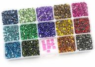 💎 summer-ray assorted color rhinestones in storage box – 3mm size (color collection #2) logo