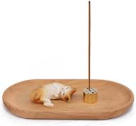 🐱 cute cat incense burner holder - wooden incense stick holder - decorative incense burner - incense sticks holder логотип