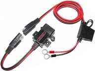 high-speed motorcycle usb charger kit - motopower mp0609a: sae to usb adapter for charging phone & gps on-the-go logo
