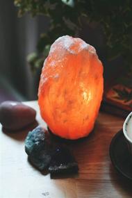 img 2 attached to Enhance Your Space with Evolution Salt's Natural Crystal Himalayan Salt Lamp - 4-6 lbs