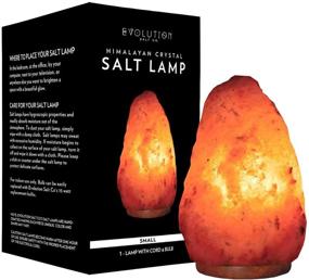 img 4 attached to Enhance Your Space with Evolution Salt's Natural Crystal Himalayan Salt Lamp - 4-6 lbs