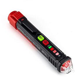 img 4 attached to 🔌 KAIWEETS Voltage Tester VT200 - Dual Range AC 12V-1000V/48V-1000V, Live/Null Wire Tester, Buzzer Alarm, Wire Breakpoint Finder - Electrical Tester