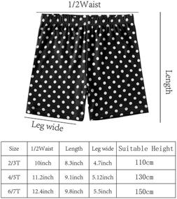 img 3 attached to 👚 Breathable Safety Girls' Clothing: NEWITIN Pieces Shorts