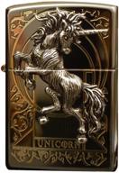 zippo unicorn black lighter version logo