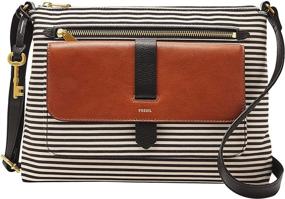 img 3 attached to 👜 Fossil Jacquard Women's Crossbody Handbag - Trendy Handbags & Wallets for Women