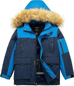 img 4 attached to Wantdo Boys Hooded Winter Coat Outdoor Recreation in Outdoor Clothing