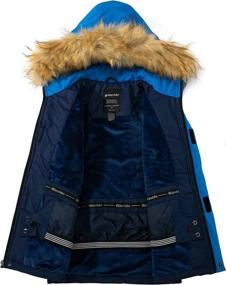 img 2 attached to Wantdo Boys Hooded Winter Coat Outdoor Recreation in Outdoor Clothing