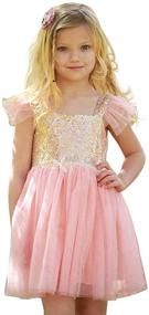 img 4 attached to 🦋 Ballerina Party Princess Dress: Butterfly Craze Birthday Dress for Little Girls