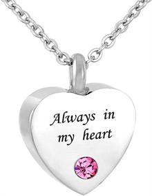 img 4 attached to Elegant Cremation Necklaces - SexyMandala Memorial Jewelry for Girls