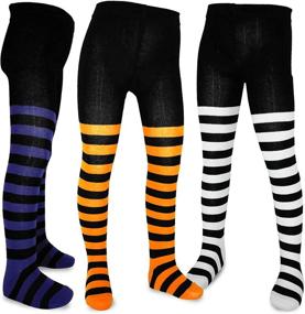 img 4 attached to TeeHee Kids Fashion Cotton Footless Girls' Clothing: Stylish Socks & Tights Essentials