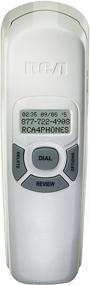 img 2 attached to 📞 RCA 1104-1WTGA 1-ручной проводной телефон, белый: Упростите свое общение с элегантным стилем