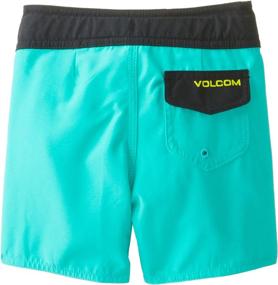 img 1 attached to 🩳 Volcom Little Boardshort Swell Green Boys' Shorts: Vibrant Style for Active Kids