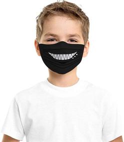 img 1 attached to 🧢 Reusable Bandana Filters for Boys' Accessories: Cartoon 6, 89X5, 12-Inch