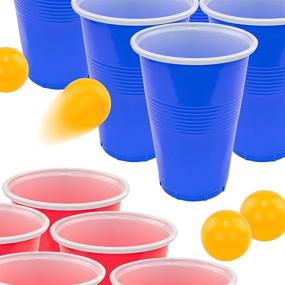 img 3 attached to 🍻 Optimized Beer Pong Set: Red Cups and Ping Pong Balls by Fairly Odd Novelties