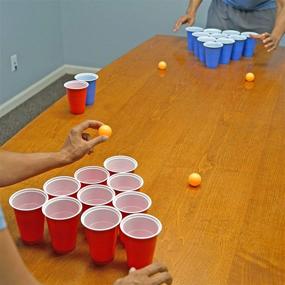 img 1 attached to 🍻 Optimized Beer Pong Set: Red Cups and Ping Pong Balls by Fairly Odd Novelties