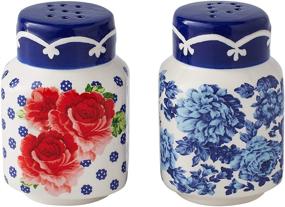 img 1 attached to 🧂 Pioneer Woman Salt and Pepper Shaker Set: Enhancing Your Culinary Experience