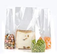 plastic bags food storage cellophane square logo