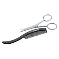 ✂️ tweezerman g.e.a.r. moustache scissors & comb – model 72031-mg logo