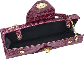 img 1 attached to 🍷 Purple Wine Carrier and Purse by Picnic at Ascot