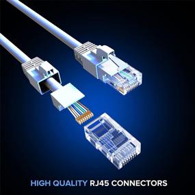 img 1 attached to Optimized Maximm Cat6 Ethernet Cable for Industrial Electrical Internet