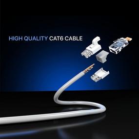 img 2 attached to Optimized Maximm Cat6 Ethernet Cable for Industrial Electrical Internet