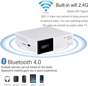 img 1 attached to GT MEDIA GTC 4K Android TV Box: Free Satellite TV Receiver with WiFi, Bluetooth, and PVR Recording - The Ultimate Smart TV Box Solution