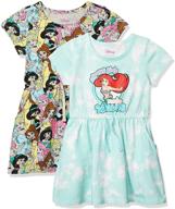 spotted zebra princess short sleeve cinch waist girls' clothing: stylish & comfortable fashion for little royalties logo