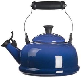 img 1 attached to 🔔 Чайник Le Creuset эмалированный на стали в цвете кобальта - 1-4/5 кварт, потрясающий дизайн и превосходная функциональность